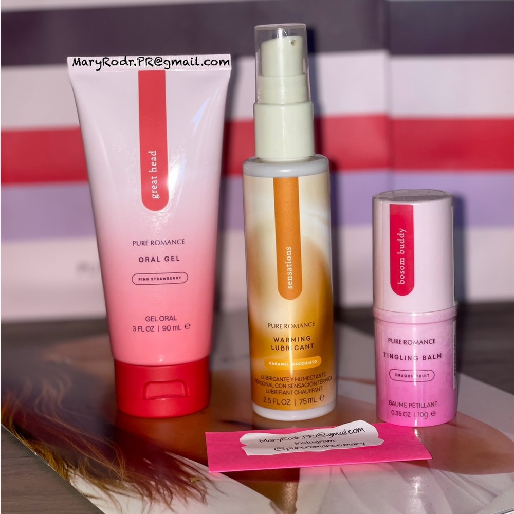 🔥Best Trio 🤤 Great Head Pink Strawberry 🍓 Sensations Bosom Buddy Lip Balm 😏